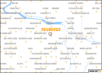 map of Neu Berge