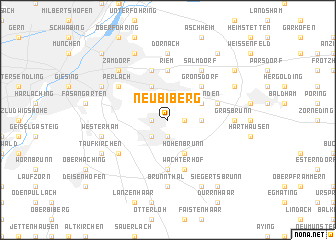 map of Neubiberg