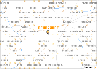 map of Neubrandé