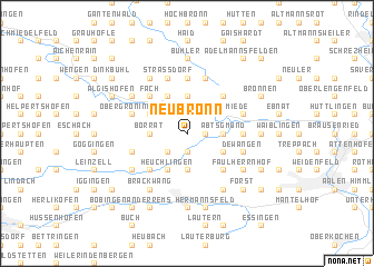 map of Neubronn