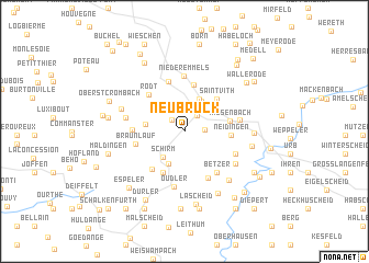 map of Neubrück