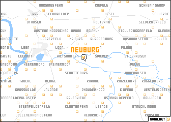 map of Neuburg