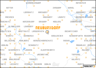 map of Neuburxdorf