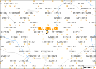 map of Neudöbern