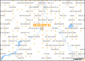 map of Neudörfel