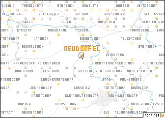 map of Neudörfel