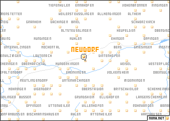 map of Neudorf