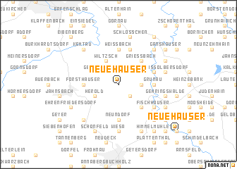 map of Neue Häuser