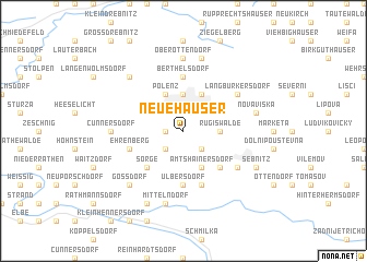 map of Neue Häuser