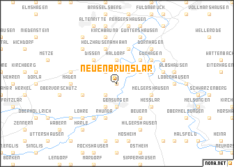 map of Neuenbrunslar