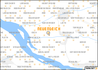 map of Neuendeich