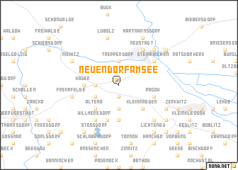 map of Neuendorf am See