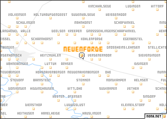 map of Neuenförde