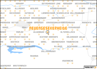 map of Neuengesekerheide