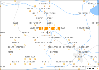 map of Neuenhaus