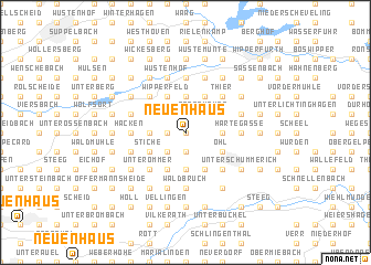 map of Neuenhaus