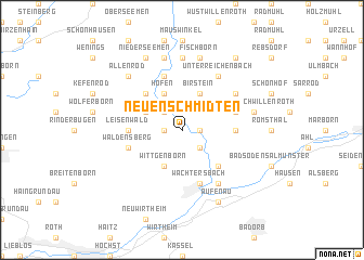 map of Neuenschmidten