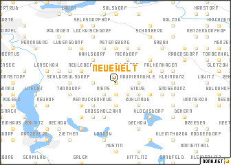 map of Neue Welt