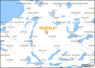 map of Neufeld