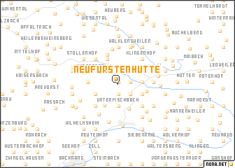 map of Neufürstenhütte