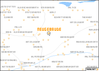 map of Neugebäude