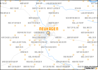 map of Neuhagen