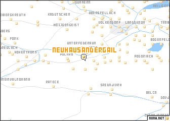 map of Neuhaus an der Gail