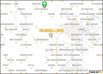 map of Neuholland