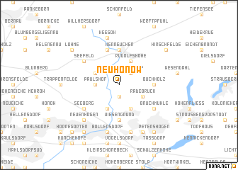 map of Neuhönow