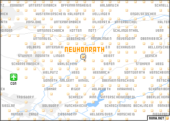 map of Neuhonrath