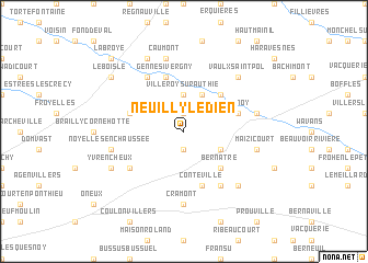 map of Neuilly-le-Dien