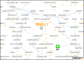 map of Neuilly