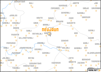 map of Neujaun