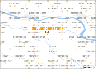map of Neu Jürgenstorf