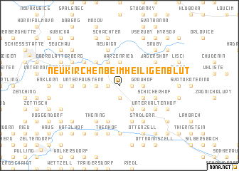 map of Neukirchen beim Heiligen Blut