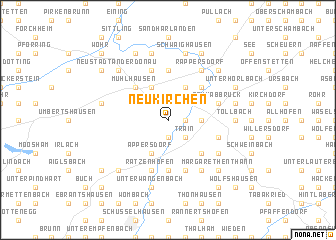 map of Neukirchen