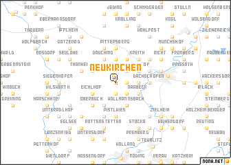 map of Neukirchen