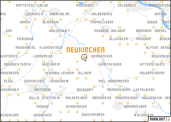 map of Neukirchen
