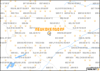 map of Neu Kokendorf