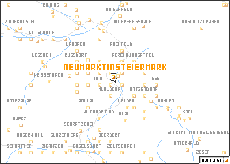 map of Neumarkt in Steiermark