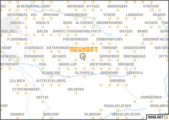 map of Neumart