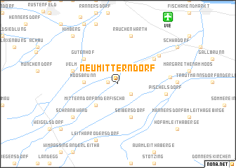 map of Neumitterndorf