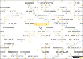 map of Neundorf