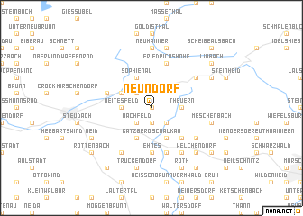 map of Neundorf