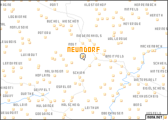 map of Neundorf