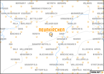 map of Neunkirchen