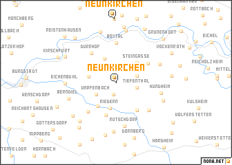map of Neunkirchen