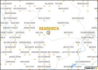 map of Neunkirch