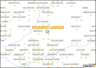 map of Neu Sankt Jürgen