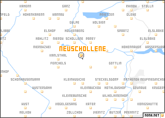map of Neuschollene